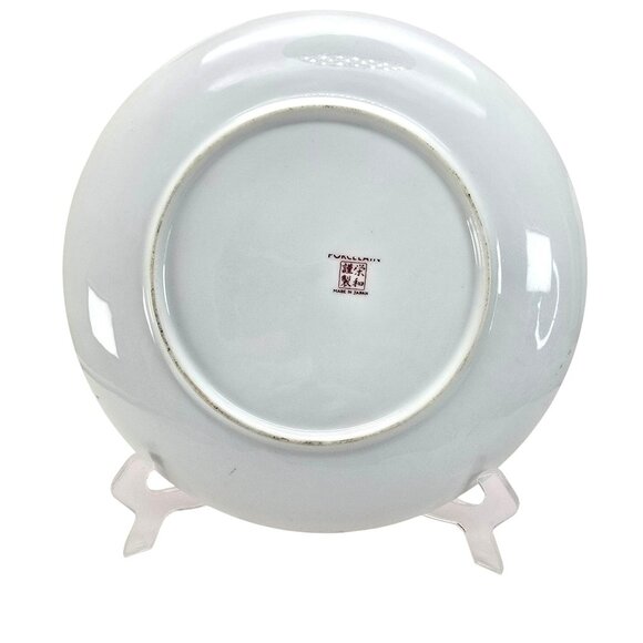 Japanese Imari Plate Fukagawa Porcelain Decorative Design Floral & Phoenix JE298 - Picture 5 of 6